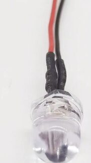 DIODE BLANCHE AVEC RESISTANCE + CLIP 10mm